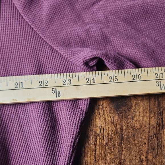 ANDREW MARC  Women's Long Sleeve Asymmetrical Thermal Tunic Faux Leather Trim 3X - Picture 10 of 11